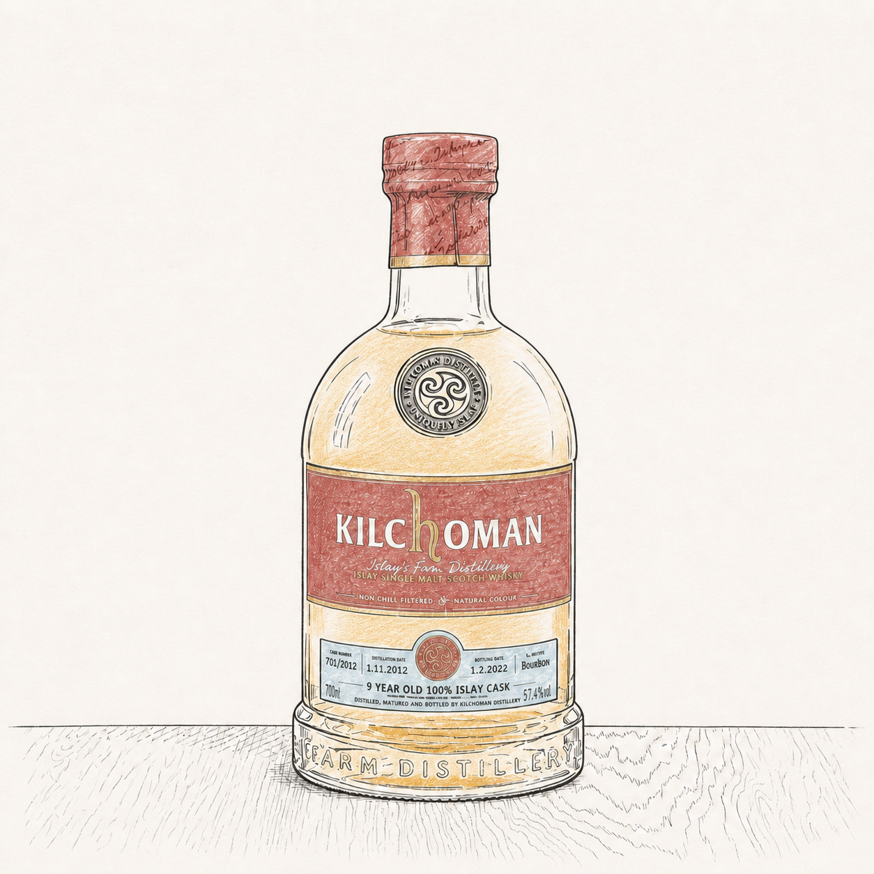 Kilchoman, 100% Islay Malt, Single Cask