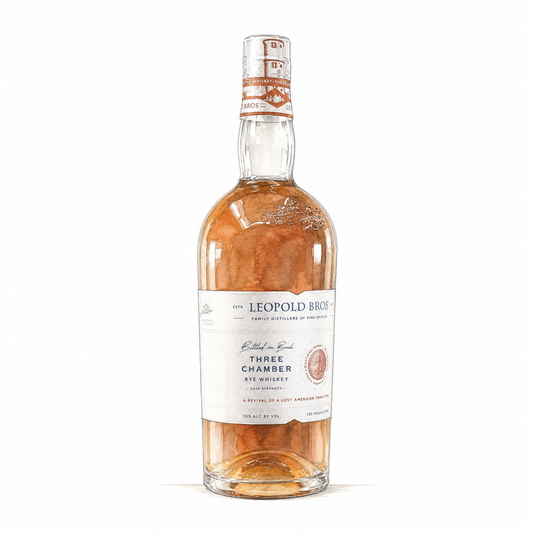 Leopold Bros 5yr Three Chamber Rye Whiskey, Cask #56, Bottled In Bond